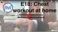 Chest workout at home for 